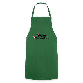 Joyeux Noël - Tablier de cuisine - vert foncé - Devant - AI Model Male 185 dark (185cm)