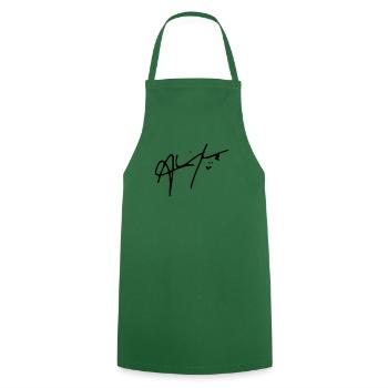 Aaliyah Autograph - Tablier de cuisine - vert foncé - Devant - AI Model Male 185 dark (185cm)