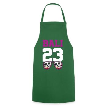 Bali 23 Jersey 2023 - Cooking Apron - green - Front - AI Model Male 185 dark (185cm)