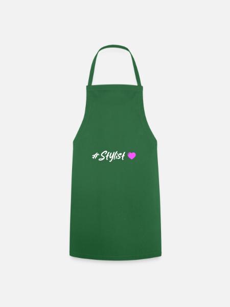 Stylist Herz - Kochschürze - Grün