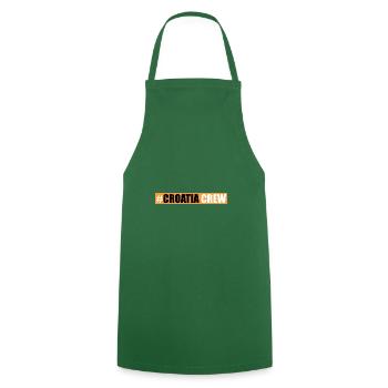 Croatia Crew - Cooking Apron - green - Front - AI Model Male 185 dark (185cm)