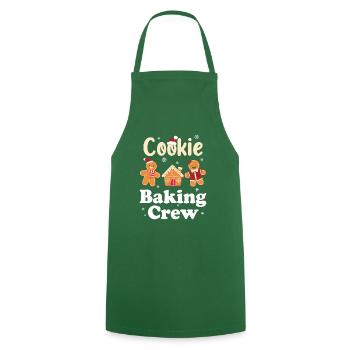 Cadeaux de Noël Noël - Tablier de cuisine - vert foncé - Devant - AI Model Male 185 dark (185cm)