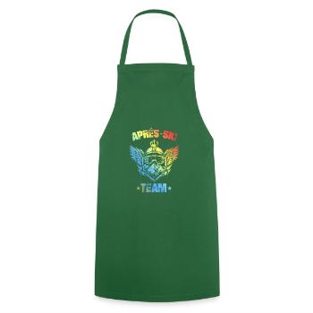 Équipe d’après-ski Bunt - Tablier de cuisine - vert foncé - Devant - AI Model Male 185 dark (185cm)