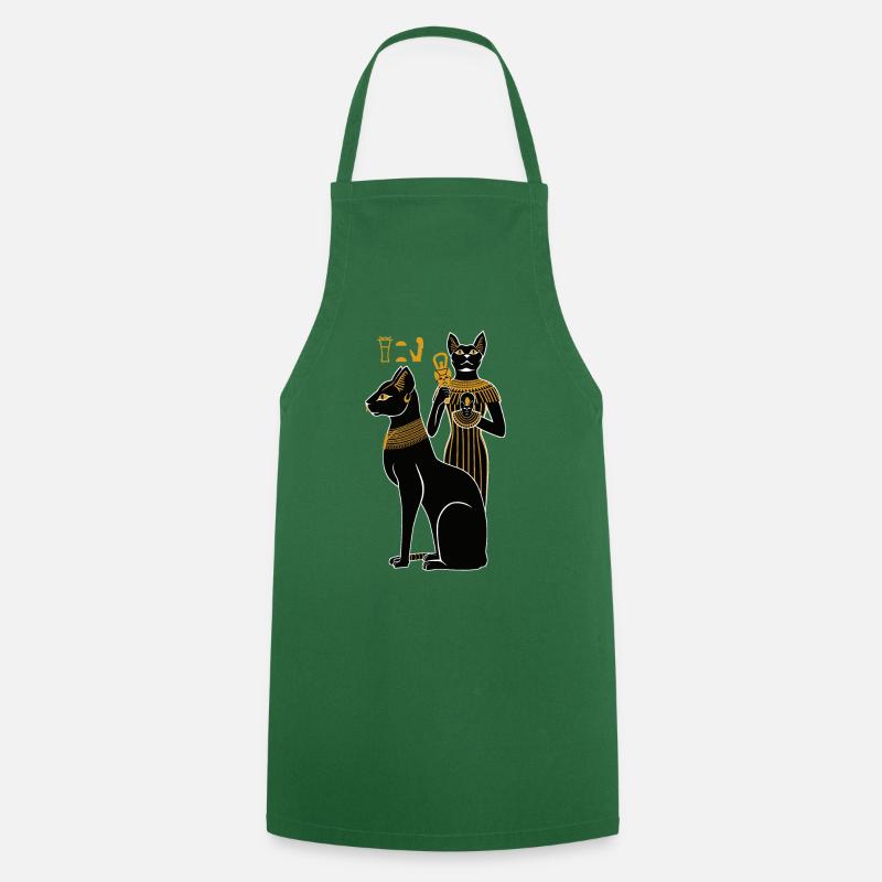 BASTET - Tablier de cuisine - vert foncé