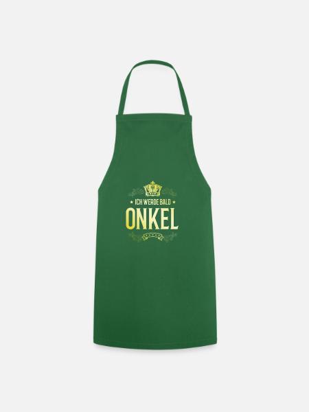Ich werde Bald Onkel - Kochschürze - Grün