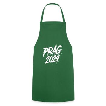 Prague 2024 Holiday Team - Cooking Apron - green - Front - AI Model Male 185 dark (185cm)