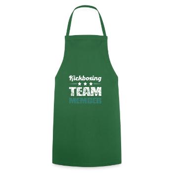 Kickboxing Team - Kochschürze - Grün - Vorne - AI Model Male 185 dark (185cm)