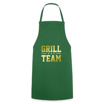 Grill Team - Cooking Apron - green - Front - AI Model Male 185 dark (185cm)