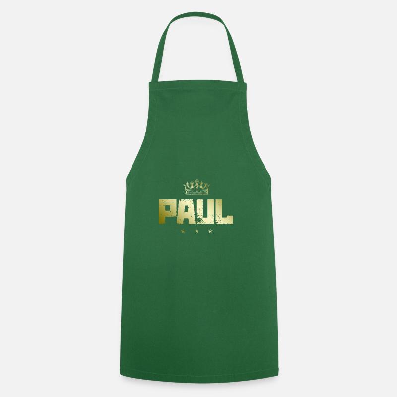 Paul - Tablier de cuisine - vert foncé