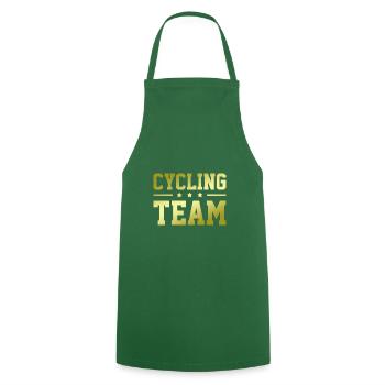 Cycling Team - Cooking Apron - green - Front - AI Model Male 185 dark (185cm)