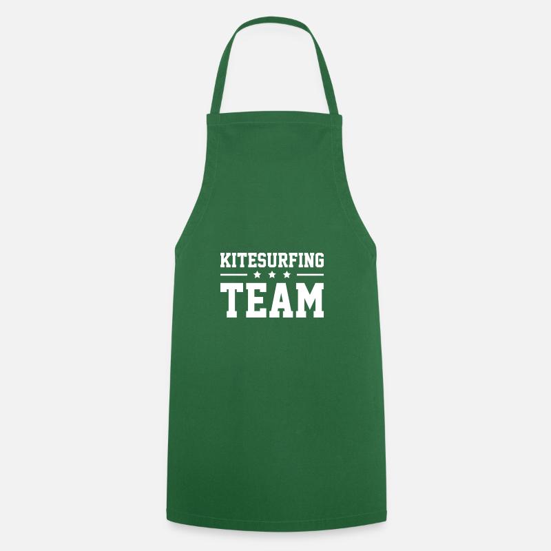 Équipe de kitesurf - Tablier de cuisine - vert foncé
