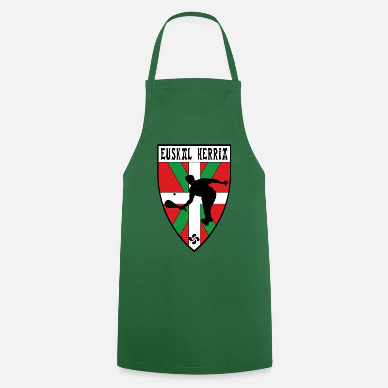 Euskal Herria design 22 - Tablier de cuisine - vert foncé