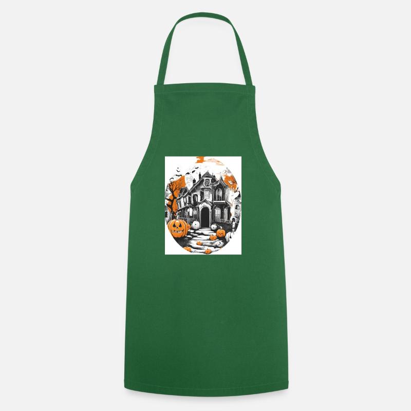 Halloween - Cooking Apron - green