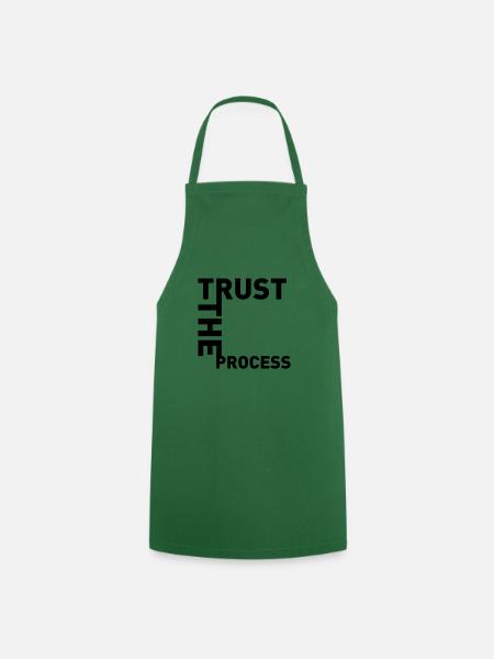 TRUST THE PROCESS // ONE - Kochschürze - Grün