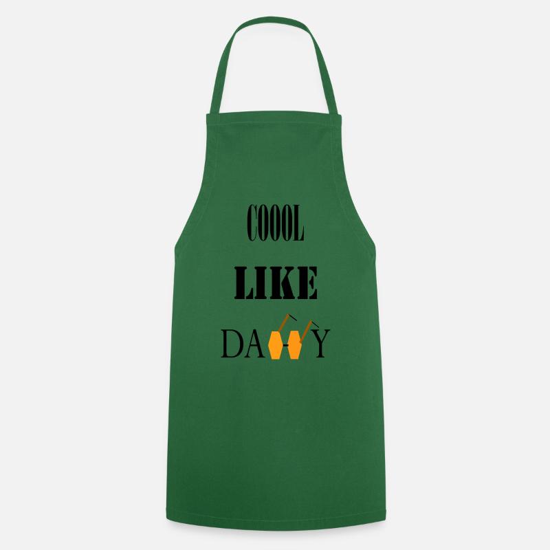 COOOL LIKE DADDY - Cooking Apron - green