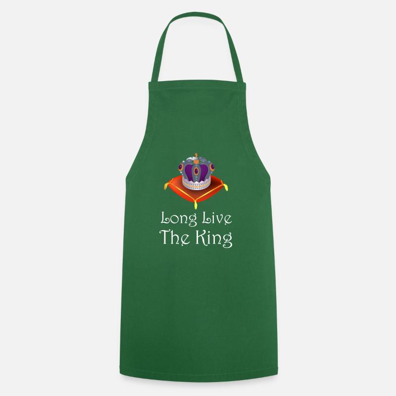 Long Live The King - Cooking Apron - green