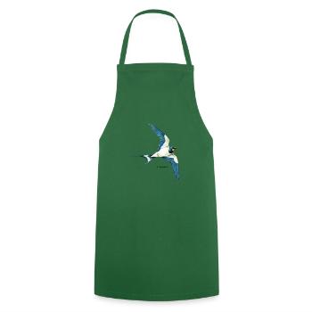 Iswallov - Cooking Apron - green - Front - AI Model Male 185 dark (185cm)