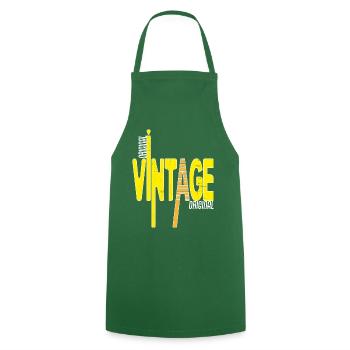 Original vintage - Tablier de cuisine - vert foncé - Devant - AI Model Male 185 dark (185cm)
