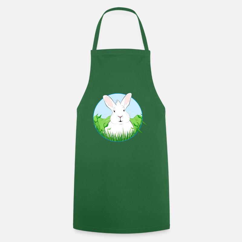 White Rabbit - Cooking Apron - green