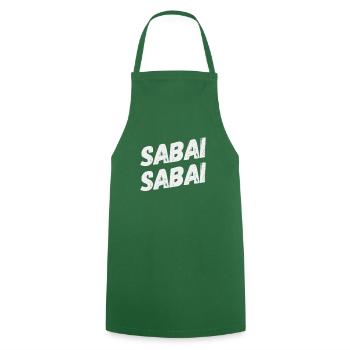 Sabai Sabai - Thailand - Cooking Apron - green - Front - AI Model Male 185 dark (185cm)