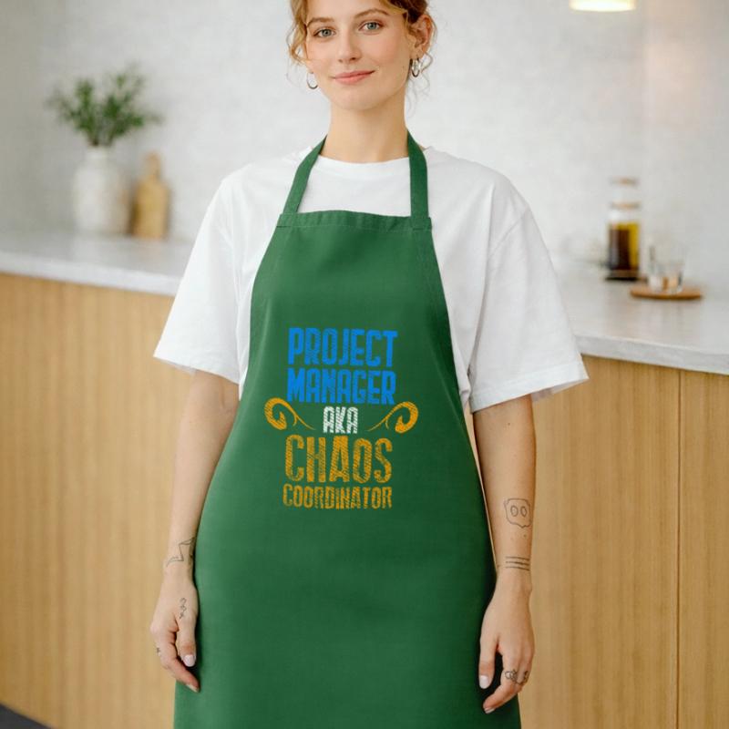 Project Manager Scrum Master Git Programmer Cooking Apron