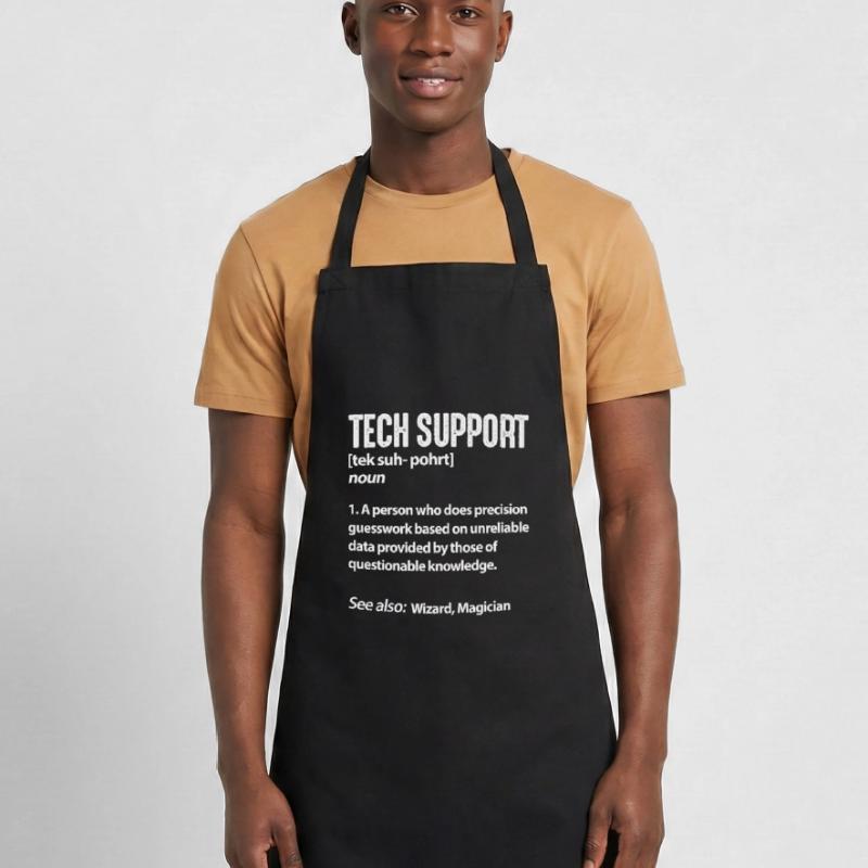 Technischer Support Computer IT Programmierer Kochschürze