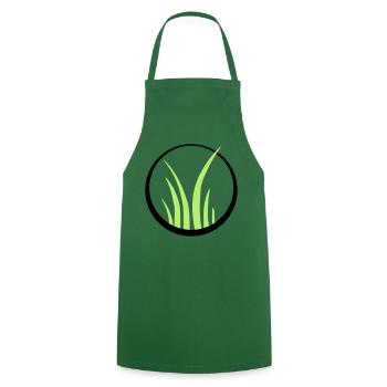 gras gras gras rasen logo - Kochschürze - Grün - Vorne - AI Model Male 185 dark (185cm)