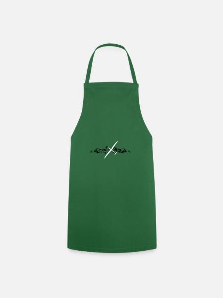Planeur Planeur Planeur Pilote - Tablier de cuisine - vert foncé