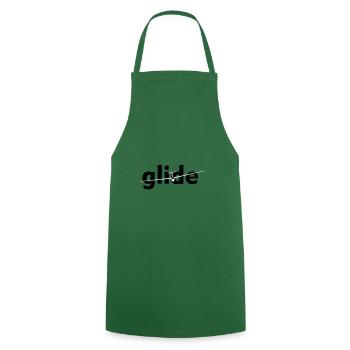 Glider Glider Gliding Glider Pilot - Cooking Apron - green - Front - AI Model Male 185 dark (185cm)