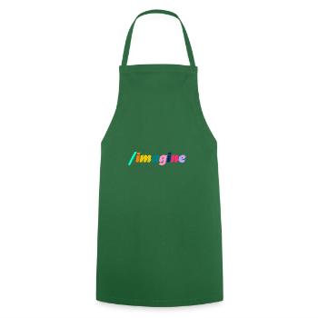 imagine rgb - Cooking Apron - green - Front - AI Model Male 185 dark (185cm)