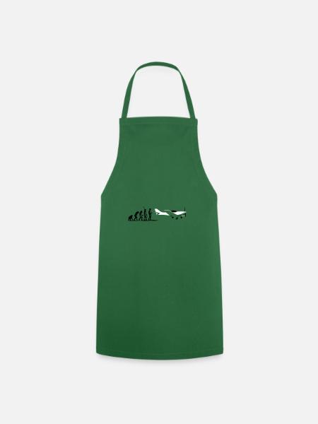 vl3 Avion ultraléger UL Pilot - Tablier de cuisine - vert foncé