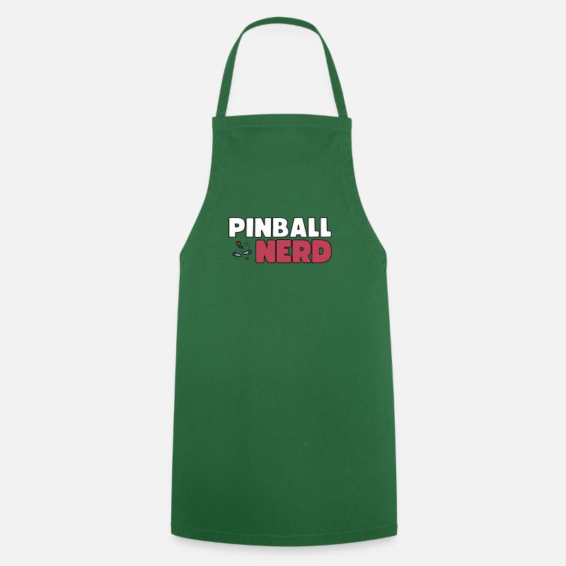 Pinball Nerd - Collectionneur de flippers - Tablier de cuisine - vert foncé