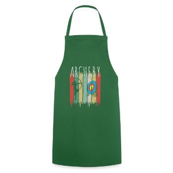 Archery Archer Archery Target - Cooking Apron - green - Front - AI Model Male 185 dark (185cm)