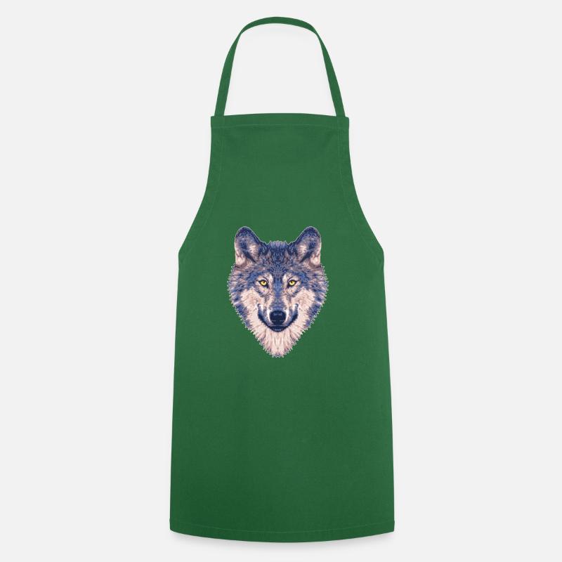 Wolf - Kochschürze - Grün