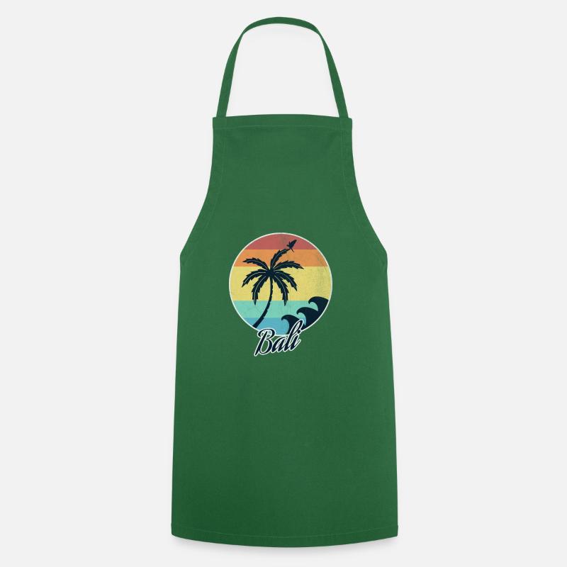 Bali - Tablier de cuisine - vert foncé