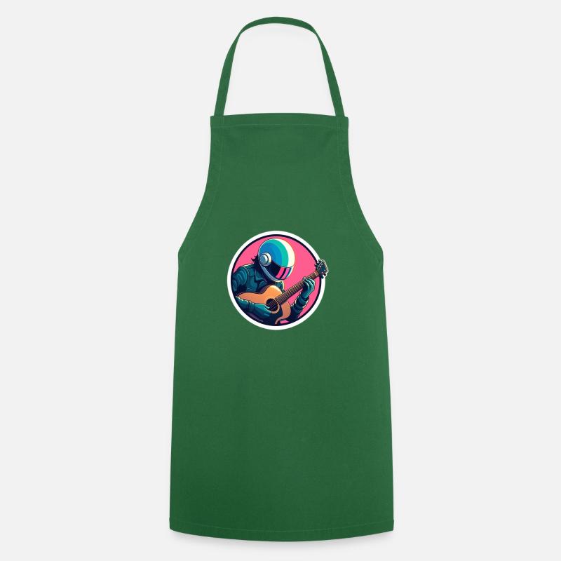 Strum Glow - Cooking Apron - green