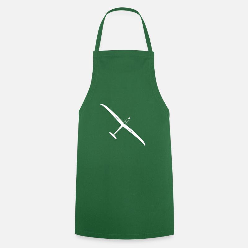 Glider Gliding Gliding Gliding Glider - Cooking Apron - green