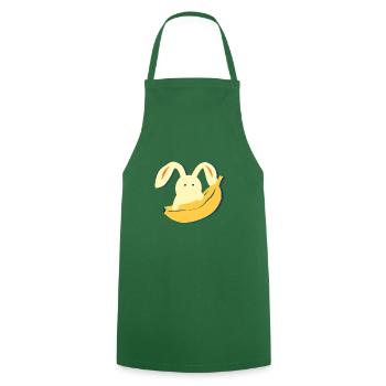 Banana - Cooking Apron - green - Front - AI Model Male 185 dark (185cm)