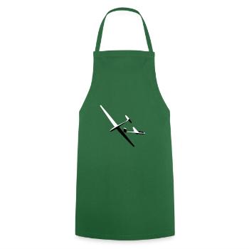 Planeur Planeur Planeur Pilote - Tablier de cuisine - vert foncé - Devant - AI Model Male 185 dark (185cm)