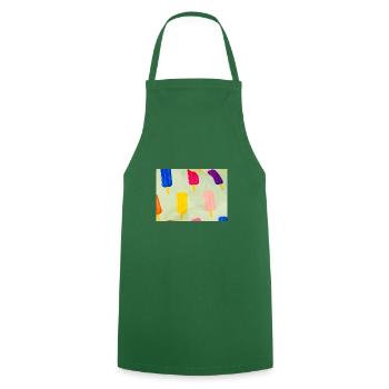 ice lollies t shirt - Cooking Apron - green - Front - AI Model Male 185 dark (185cm)