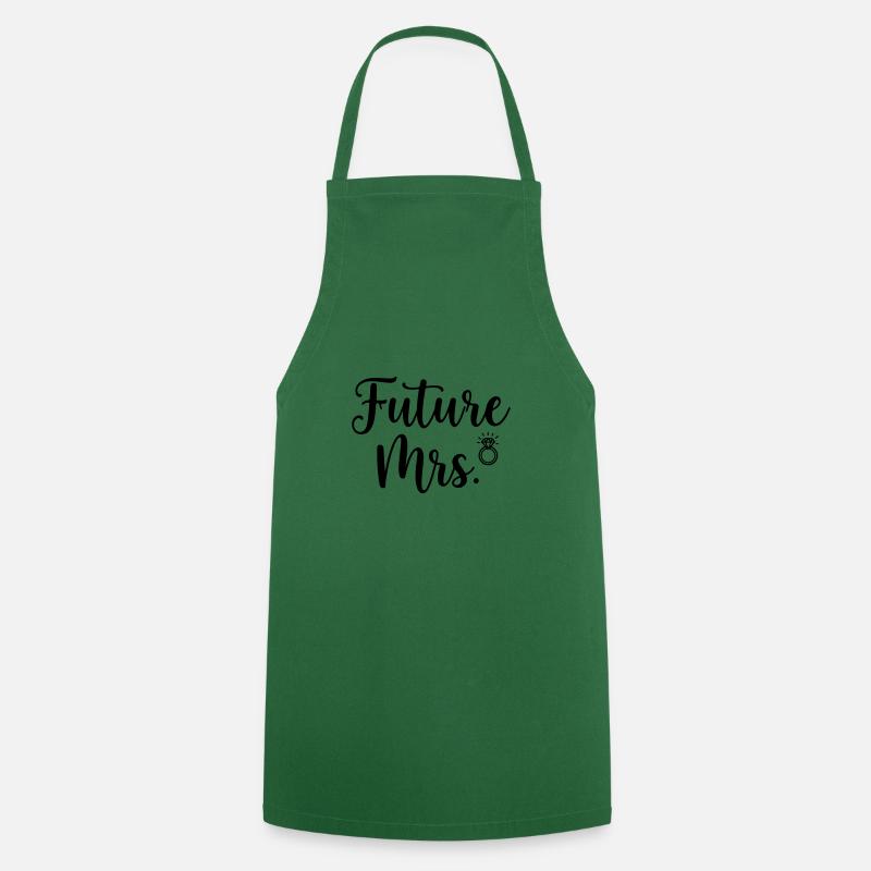 Future Mrs. Ring Bridal Design - Cooking Apron - green