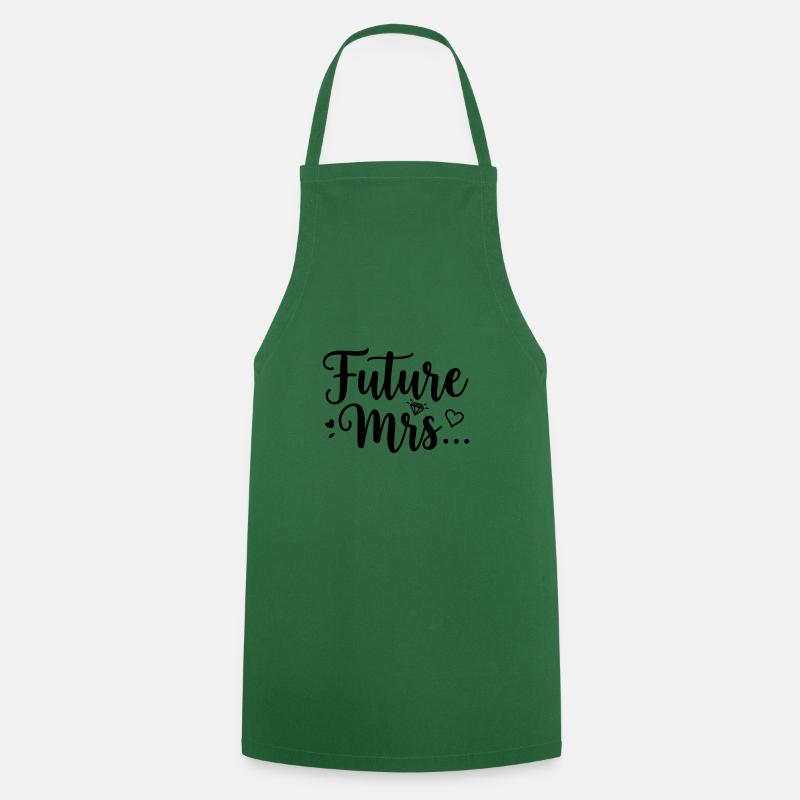 Future Mrs. Ring Bridal Design - Cooking Apron - green