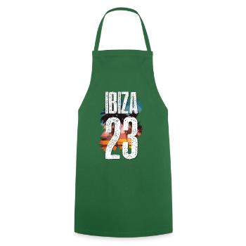 Ibiza 23 Jersey 2023 - Cooking Apron - green - Front - AI Model Male 185 dark (185cm)