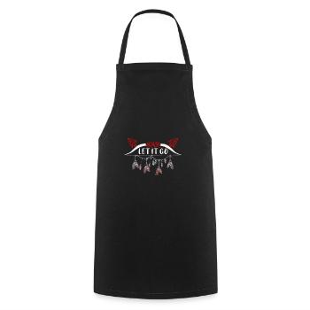 Archer archer laisser la flèche voler - Tablier de cuisine - noir - Devant - AI Model Male 185 dark (185cm)