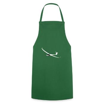 js1 Glider Glider Glider Pilot Pilot - Cooking Apron - green - Front - AI Model Male 185 dark (185cm)