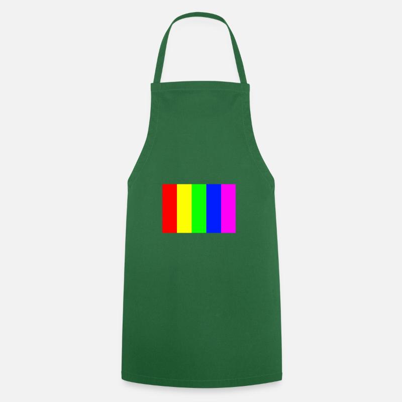 Rainbow - Kochschürze - Grün