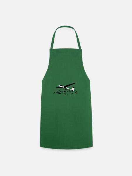 Glider glider flying glider pilot pilot - Cooking Apron - green