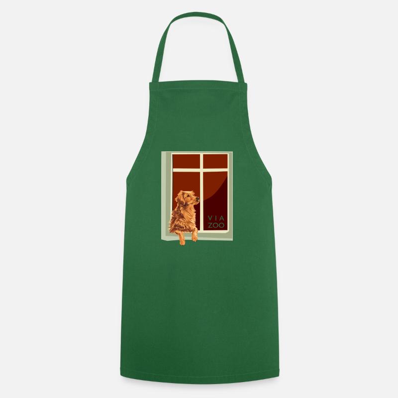 Lapin Viazoo - Tablier de cuisine - vert foncé