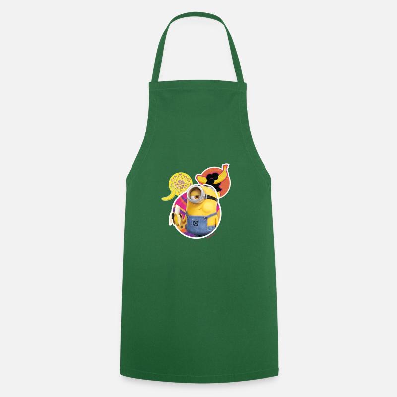 Minions Stuart With Banana - Cooking Apron - green