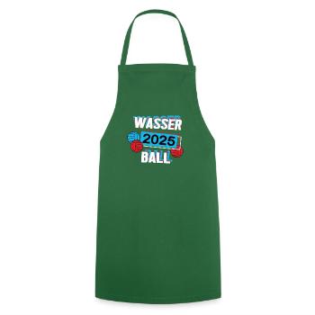 Wasserball 2025 Wasserballer Wasserballspieler - Kochschürze - Grün - Vorne - AI Model Male 185 dark (185cm)